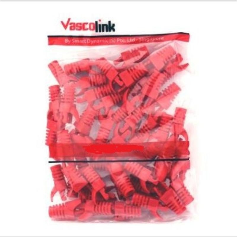 Vascolink Plugboot RJ45 Warna Biru, Merah, Transparan, kuning