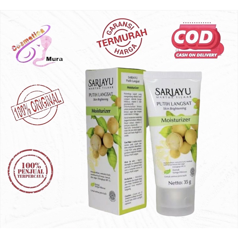 sariayu skin brightening putih langsat moisturizer - moisturizer sariayu terbaru putih langsat