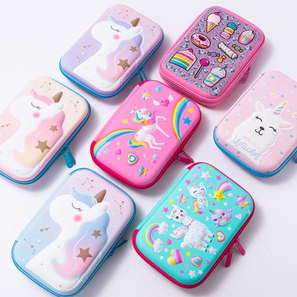

Tempat Pensil Anak Tk/Sd Kotak Pensil 3D Unicorn Karakter Kado Ultah