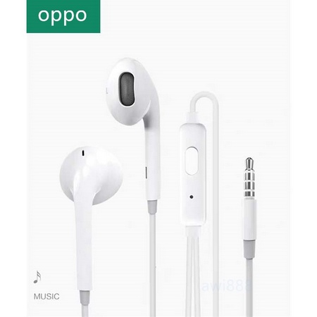 Headset OPPO ORIGINAL 100% MH135 R15 stereo BASS