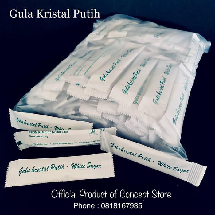 

Gula Pasir Putih (White Sugar) Kemasan Stick 125Pcs Termurah
