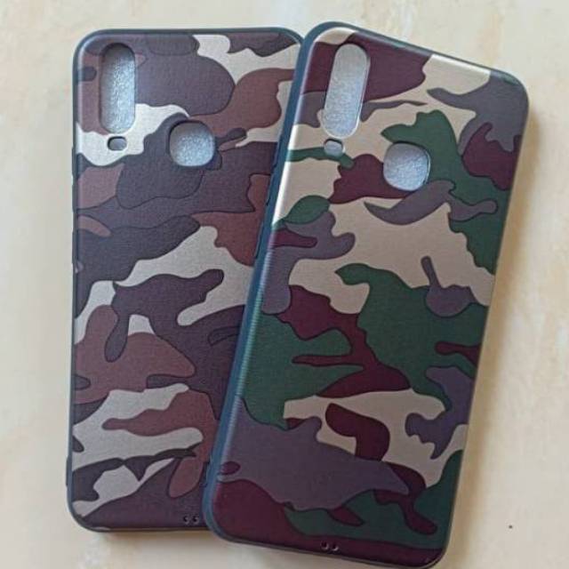 Case Army Vivo Y12 2019 / Y15 2019 /Y17 2019 Army Loreng Softcase Casing Cover Hp