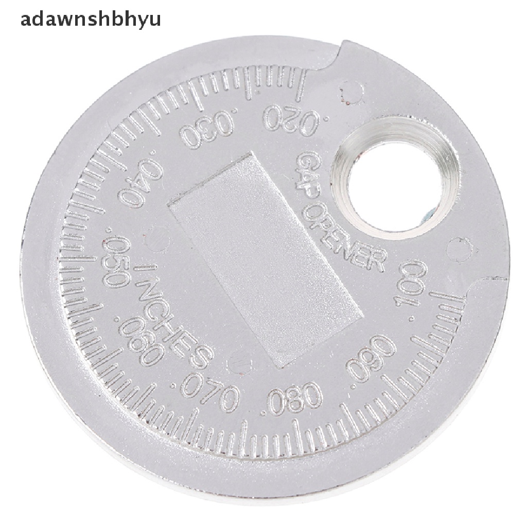 Adawnshbhyu spark plug gap gauge Alat Ukur coin-type 0.6-2.4mm range spark plug gage
