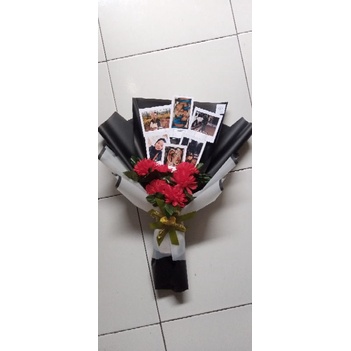 BUCKET POLAROID MIX BUNGA BUKET FOTO BUKET BONEKA