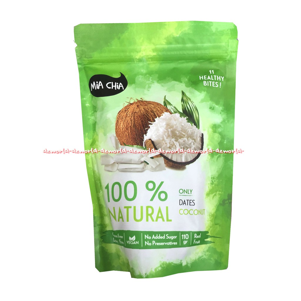 Mia Chia 100% Natural Only Dates Almond Cranberry No Sugar 110gr