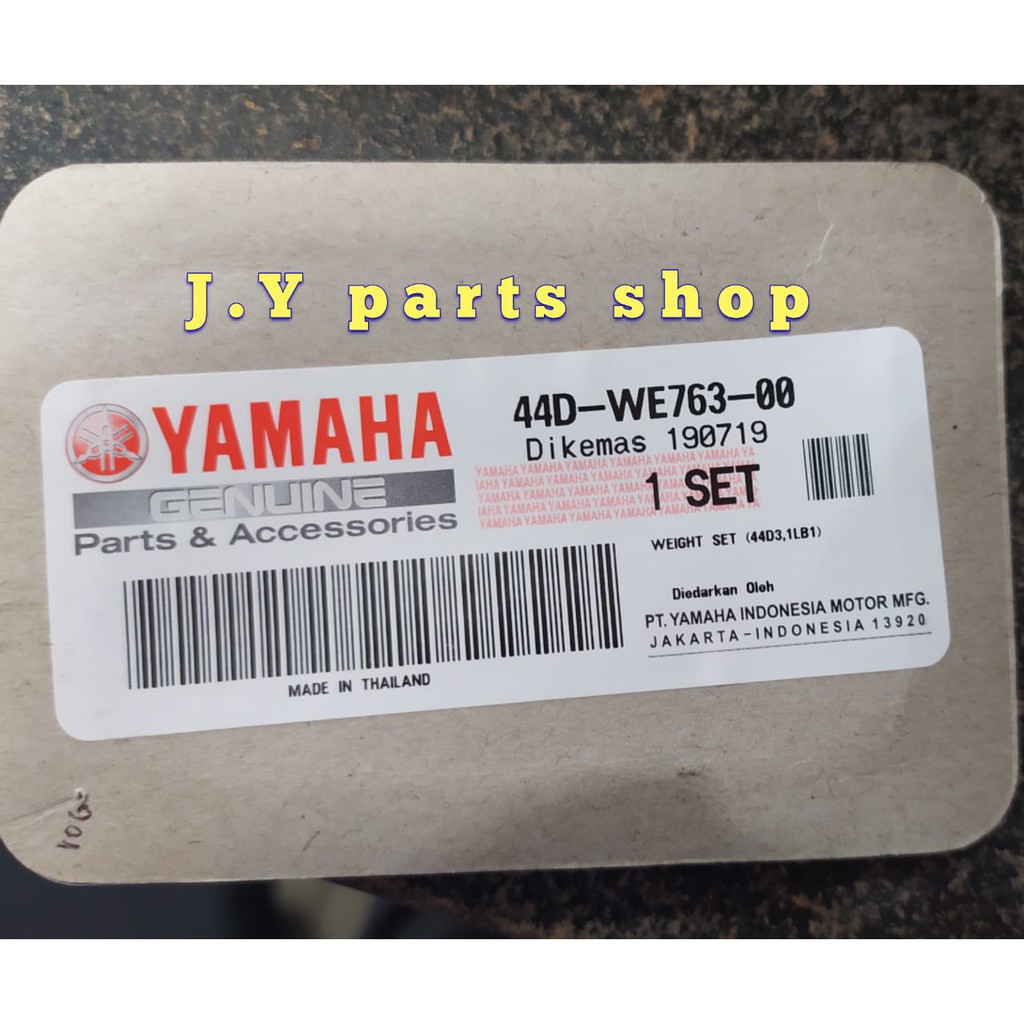 ROLLER ROLER WEIGHT SET XEON KARBU RC GT AEROX 125 ORIGINAL YGP 44D-WE763-00