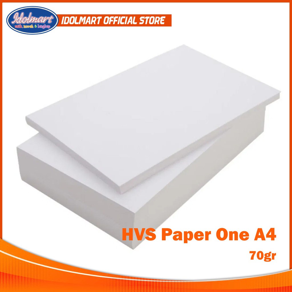 IDOLAKU Kertas A4 70gr Paper One / Kertas HVS A4 70gr Paperone