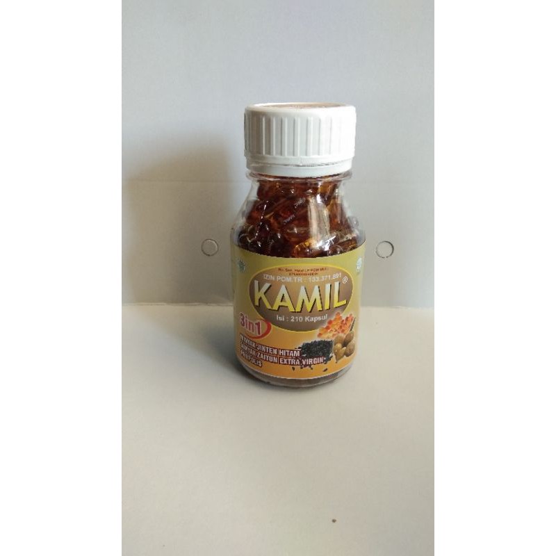 KAMIL 3 in 1 (Habbatussauda/Jintan Hitam, Zaitun, Propolis) 210 kapsul