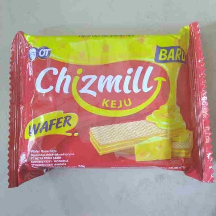 

Wafer keju Chizmill 50gr wafer Snack makanan ringan harga grosir murah