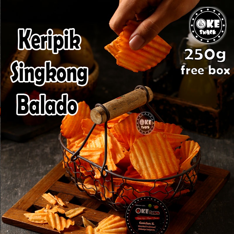 Keripik Singkong Balado 250g