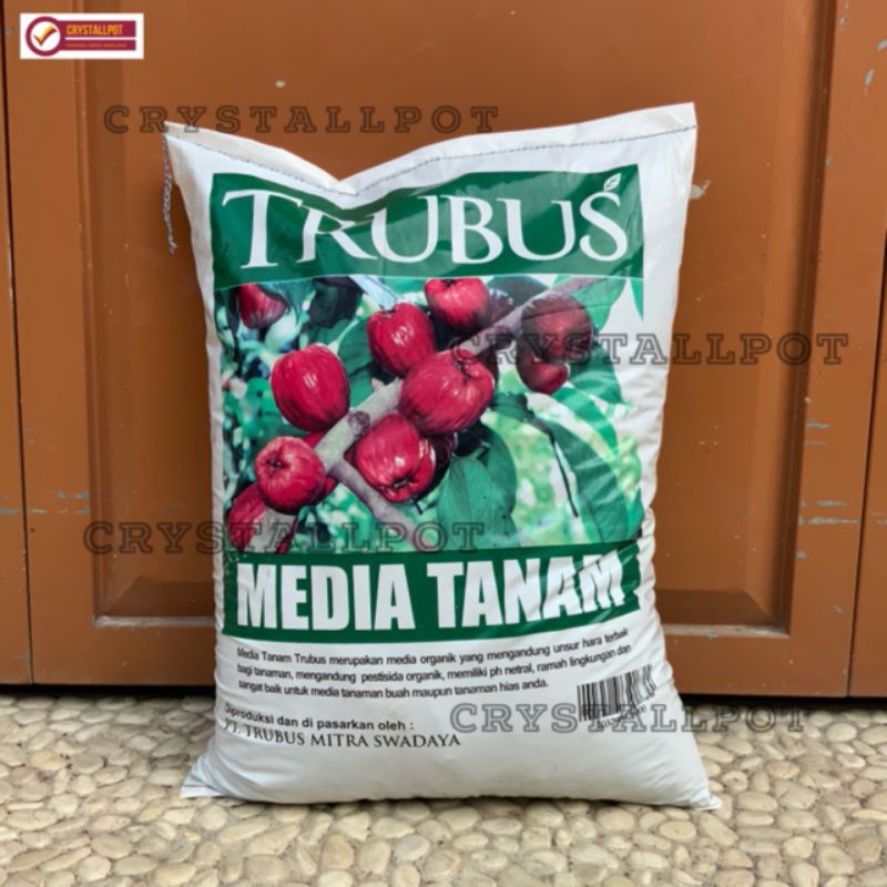 tanah untuk tanaman media tanam organik TRUBUS - siap pakai trubus