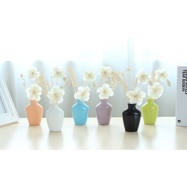 Tungku Aromatherapy Keramik Ceramic Bottle Aromatherapy Set Air Purifying Aromatherapy