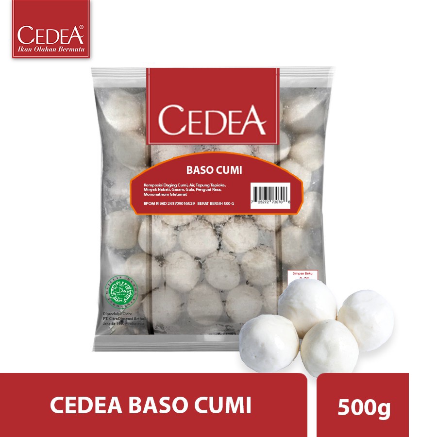 

CEDEA Baso Cumi [500g] / Bakso Cumi / Squid Meatballs