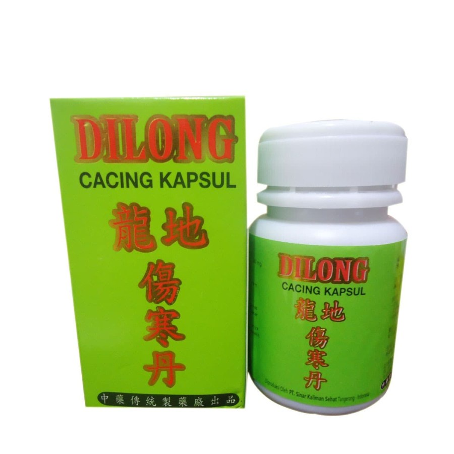 DILONG ( kecil ) Kapsul Cacing Obat Tipes Demam / 地龙伤寒丹 / Obat Herbal Cina ZONADEALZ