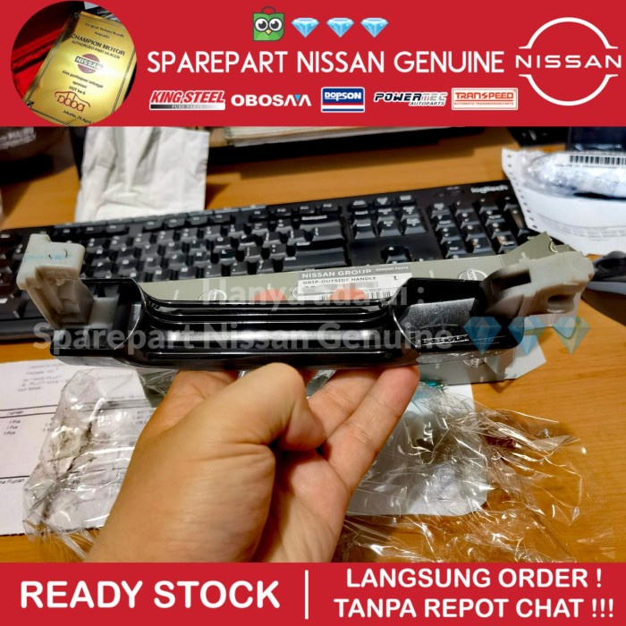 Navara D40 Gagang Handle Pintu Luar Depan 100% Original Nissan #Bergaransi