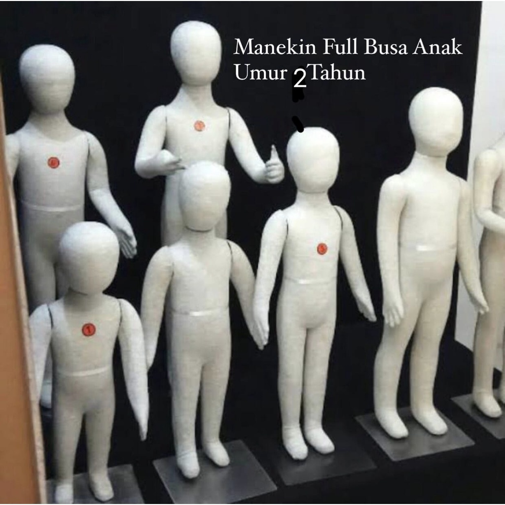 Patung Full BUSA Anak Umur 2Tahun+Plat Besi