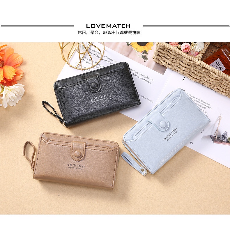 KhatinStore Dompet Panjang Premium Pria dan Wanita Import / Premium wallet / Forever Young - 362