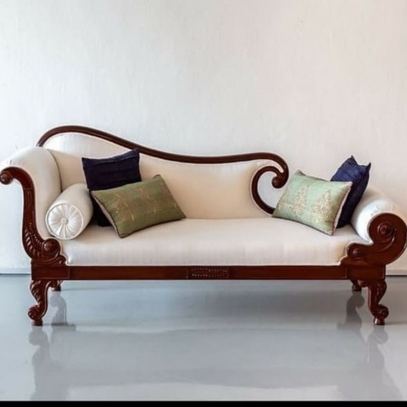 KURSI SOFA LOUIS JATI UKIR