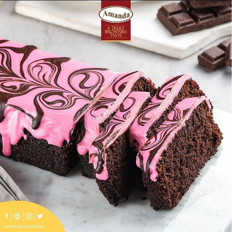 

AMANDA BROWNIES - Varian Pink Marble