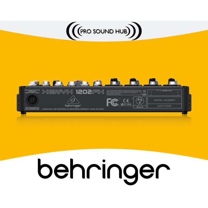 Mixer | Mixer Behringer Xenyx 1202Fx 12 Input 4 Channel Original Bergaransi Kualitas Terbaik