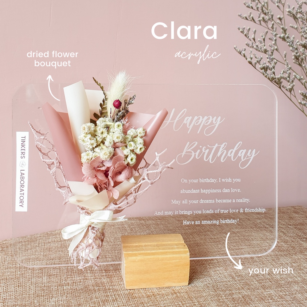 

Giftbox Clara Acrylic / Kado Anniversary / Hadiah Ulang Tahun