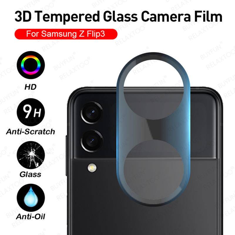 Pelindung Layar Tempered Glass 9H 3d Curved Untuk Samsung Galaxy Z Flip3 Z Fold3