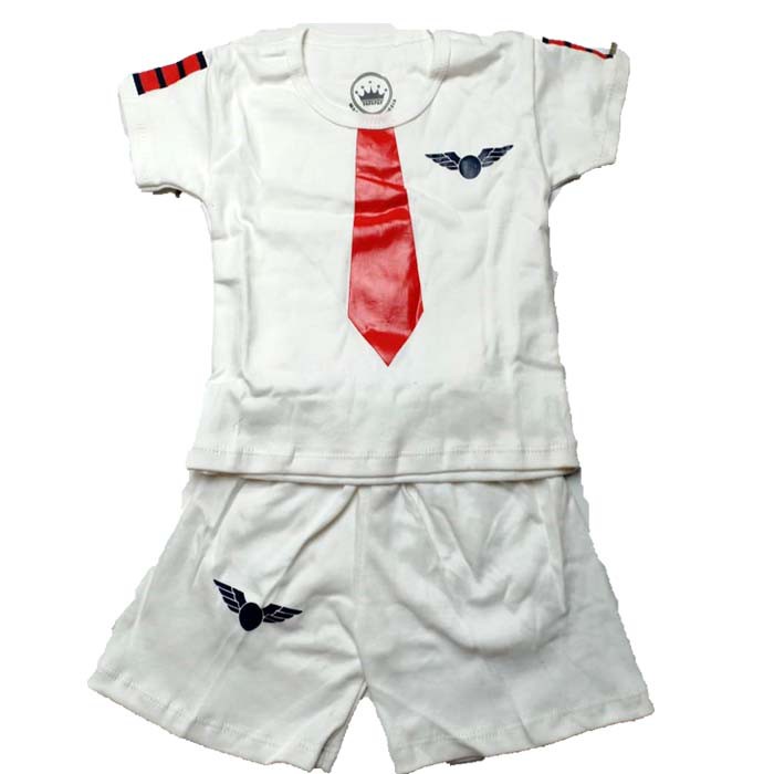 Setelan baju bayi Laki Laki Kaos Katun Nyaman lucu pilot