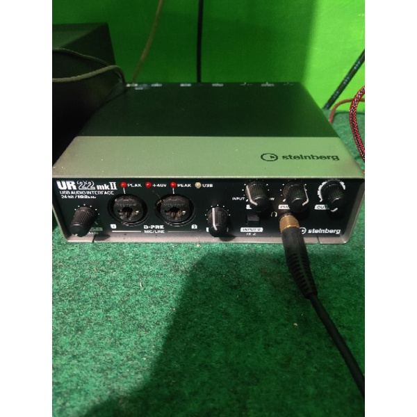 soundcard steinberg ur22mkll.mic condenser AT2020