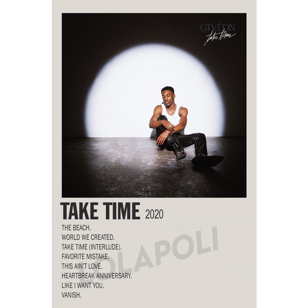 Poster Cover Album Take Time - GIVEON