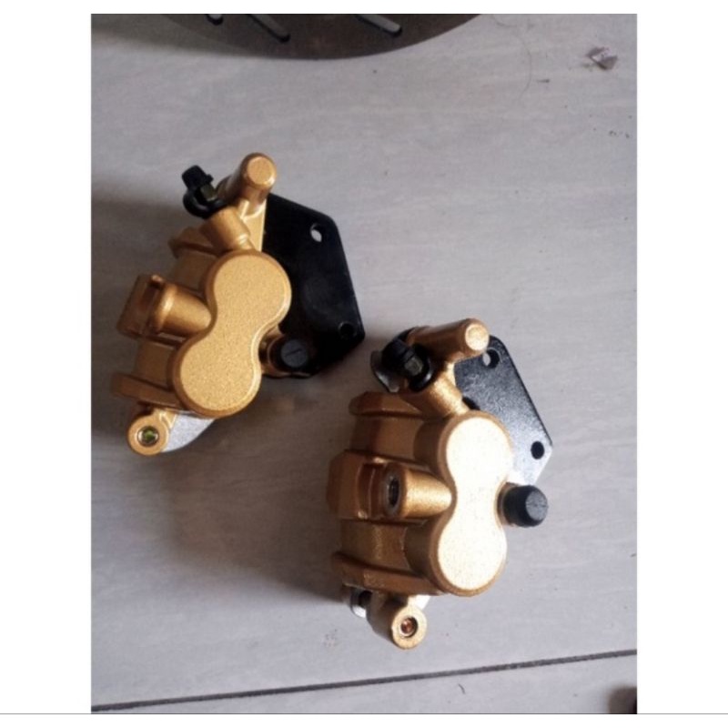 CALIPER RCB NISSIN & BRAKET UNTUK SUPRA ,MEGAPRO ,GL PRO,GL MAX ,TIGER (DISK STANDAR)