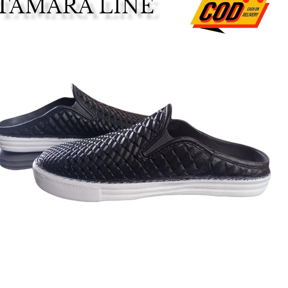 Produk Keren ACRVD 225 COD Tamara Sepatu Sandal karet pria dewasa / Sepatu Sendal selop Empuk antili