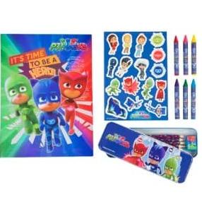 

Paket Alat Gambar Crayon Art Set PJ Mask Bumper Colouring Set