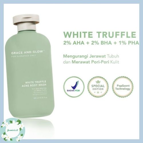 [PROMO!] Grace and Glow White Truffle Acne Body Wash Sabun Mandi 400ml