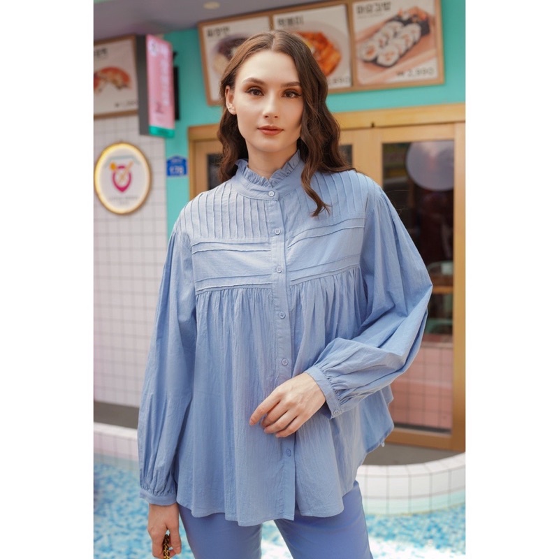 Benang Jarum Raven Shirt Blue