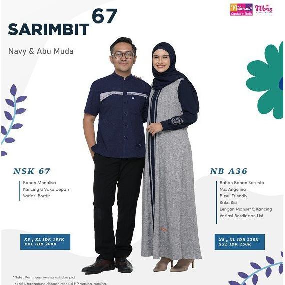 Baju Couple Lebaran Baju Couple Suami Istri Sarimbit Nibras 67 Nibras Mnbmarket0