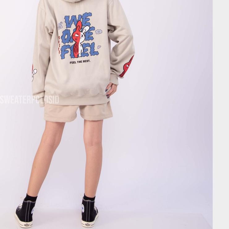 SWEATERPOLOSID Hoodie Jumper We One Feel M-XXL (Pria & Wanita)