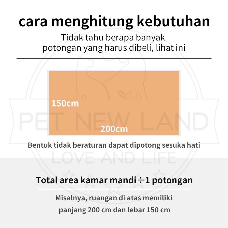 Karpet Alas Kandang Hewan kelinci Hamster Karpet Karet Interlock Anti Slip Footrest Kelinci Persediaan Hewan Peliharaan