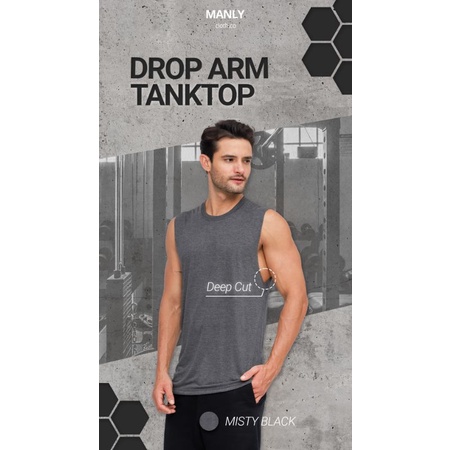 MANLY Kaos Singlet Gym Tank Top Sleeveless