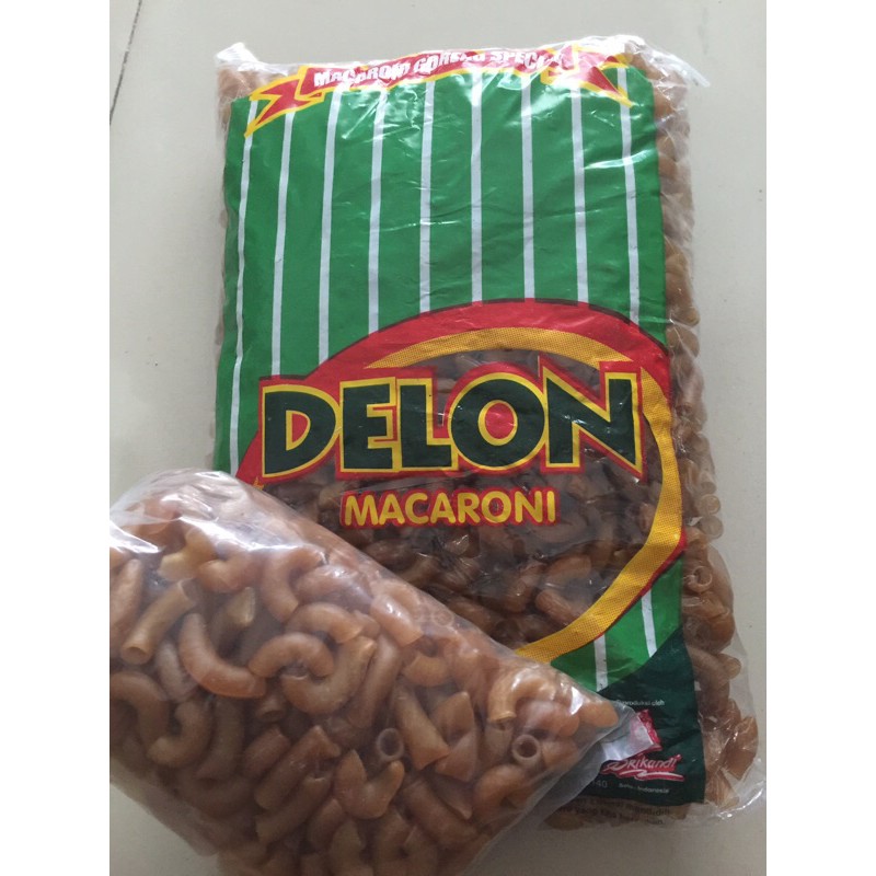 Makaroni Goreng Delon Hijau Ngembang seperti Kerupuk repack 250gr