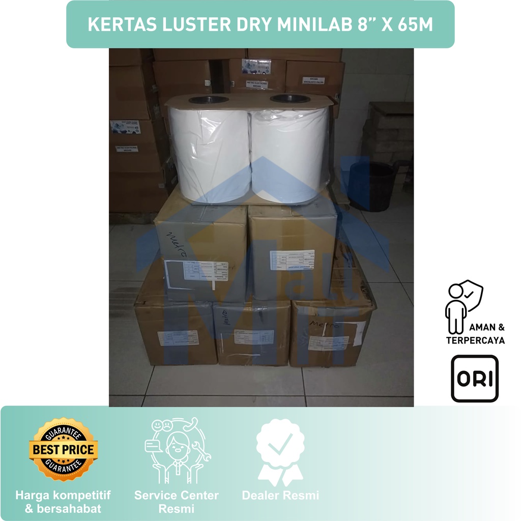 Kertas Foto Professional Luster Satin 8 Inci 65m High Quality Paper