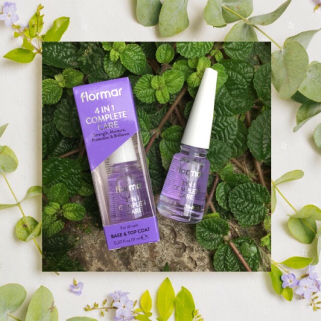 Flormar 4 in 1 Complete Care Base Coat Top Coat Nail Vitamin