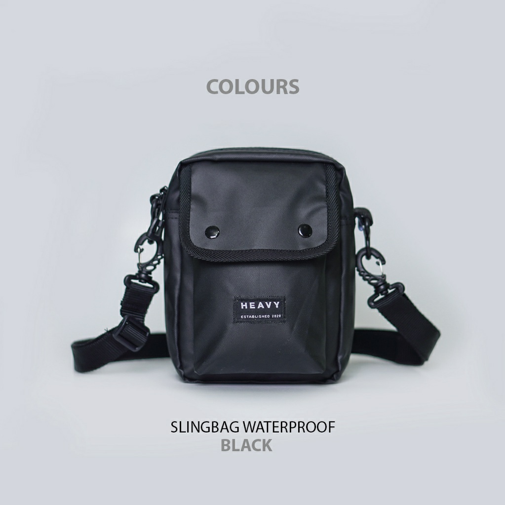 TAS SLINGBAG MINI DISTRO HEAVY . TAS SELEMPANG PREMIUM WATERPROOF HEAVY . TAS PRIA.