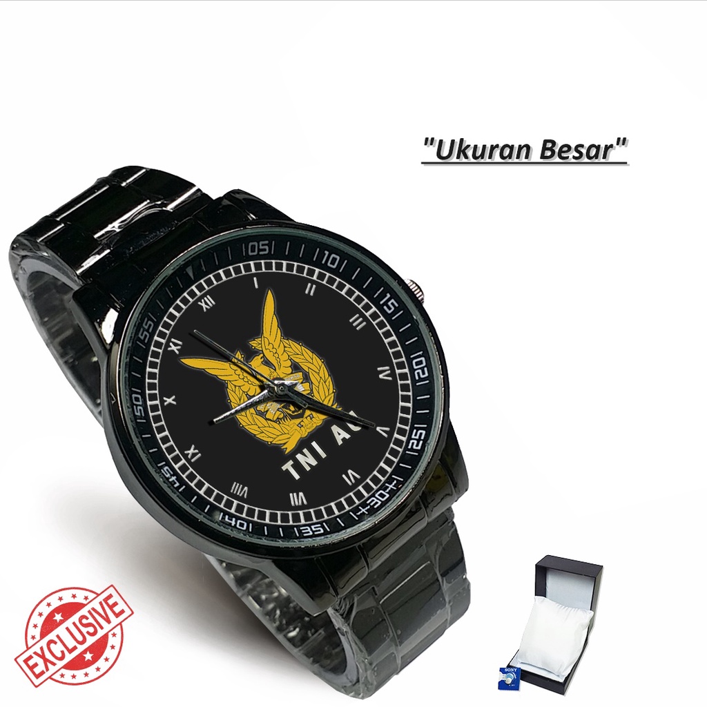 Jam Tangan Rantai Couple ANGKATAN UDARA TNI - 1 (Limited Edition)