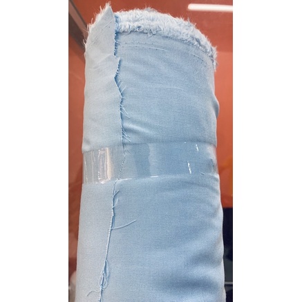 Kain RAYON katun uniqlo rayon polos kualitas bagus-BIRU MUDA