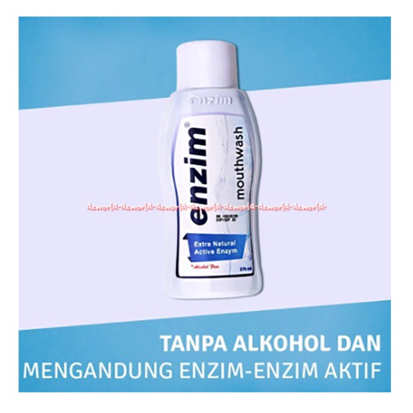 Enzim Mouthwash 275ml Extra Natural Active Enzym Obat Kumur Kumur Penyegar Mulut Enzim Mouth Wash 275 ml