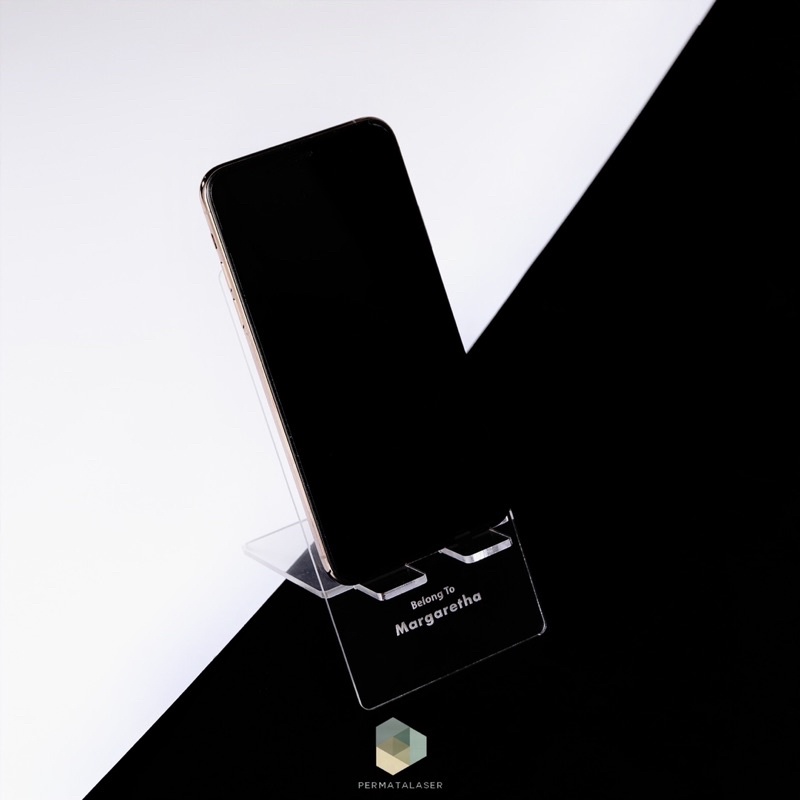Stand Hp Akrilik Custom | Stand Hp Nama | Acrylic Phone Holder