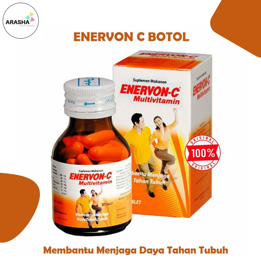 Jual ENERVON C TABLET Suplemen Vitamin Menjaga Daya Tahan Tubuh [1 ...