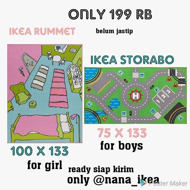 Karpet anak ikea