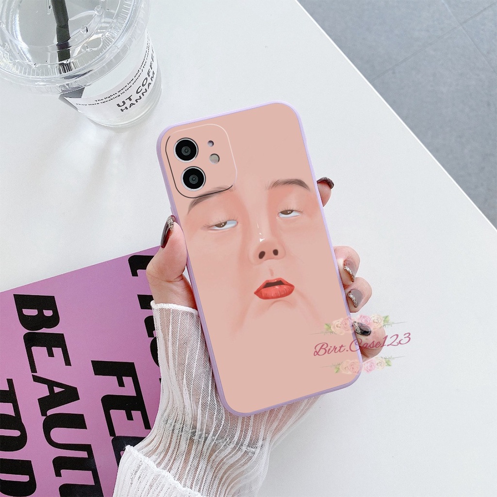 CASE CASING SOFTCASE SILIKON MACARON PELINDUNG KAMERA FACE CUTE OPPO VIVO SAMSUNG XIAOMI REALME IPHONE ALL TYPE BC6139