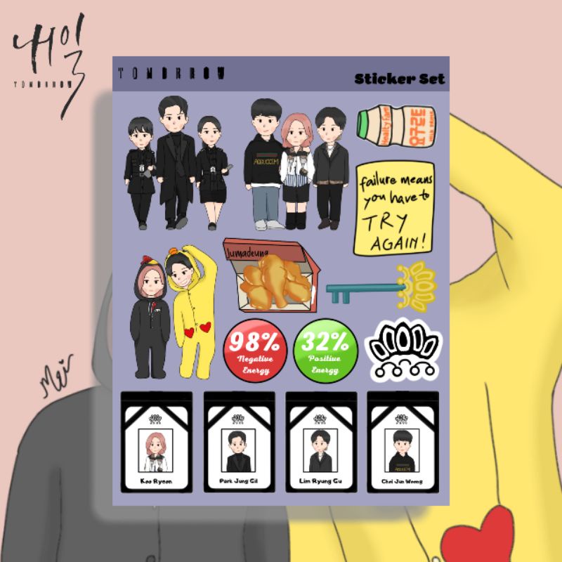 Tomorrow Kdrama Sticker Set